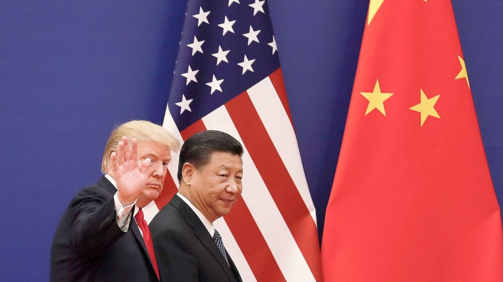 Chinas Staatschef Xi Jinping warb im Telefonat mit Donald Trump für Kooperation. (Archivbild) Foto: Andy Wong/AP/dpa