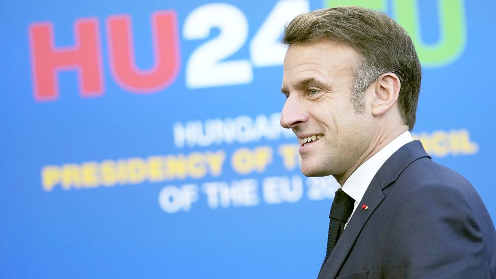 Während Macron zum Allesfresser-Plädoyer ausholt, sieht sich die EU einem internen Machtvakuum gegenüber. Foto: dpa/Petr David Josek