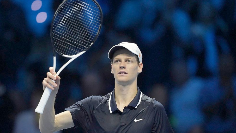 Jannik Sinner strebt ein Jahr nach seinem verlorenen Endspiel seinen ersten Titel bei den ATP Finals an. Foto: Antonio Calanni/AP