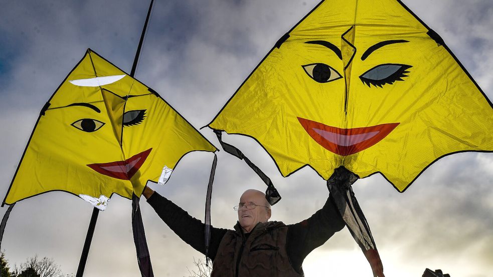 Das Drachenfliegen ist die große Leidenschaft von Arthur Skibb. Foto: Ortgies