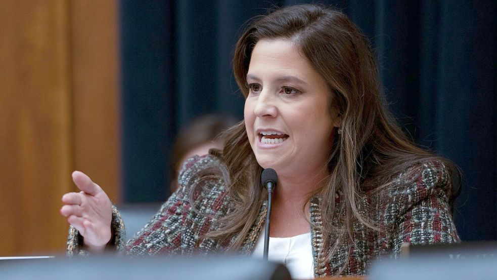 Elise Stefanik soll Botschafterin der USA bei den Vereinten Nationen werden. (Archivbild) Foto: Mark Schiefelbein/AP/dpa