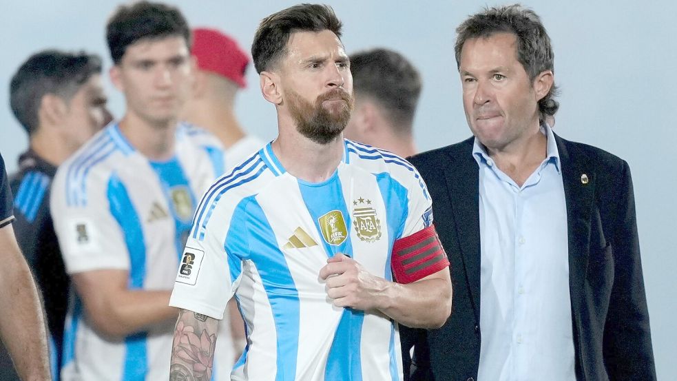 Messi war sauer nach dieser Niederlage. Foto: Jorge Saenz/AP/dpa