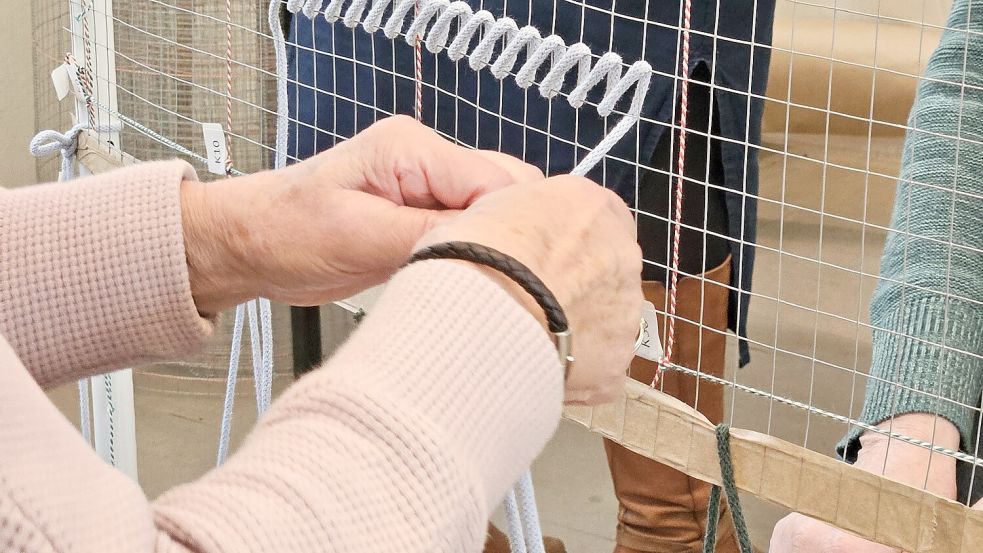 In einigen Orten wurde sich auf die Stick-Aktion bereits vorbereitet Foto: Gemeinde Uplengen