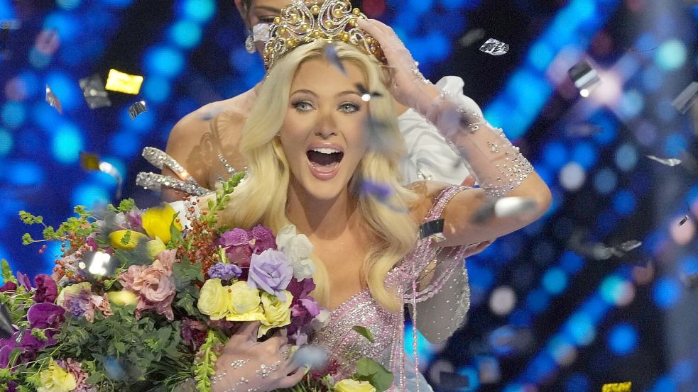 Miss Dänemark Victoria Kjær Theilvig ist die neue Miss Universe. Foto: Fernando Llano/AP