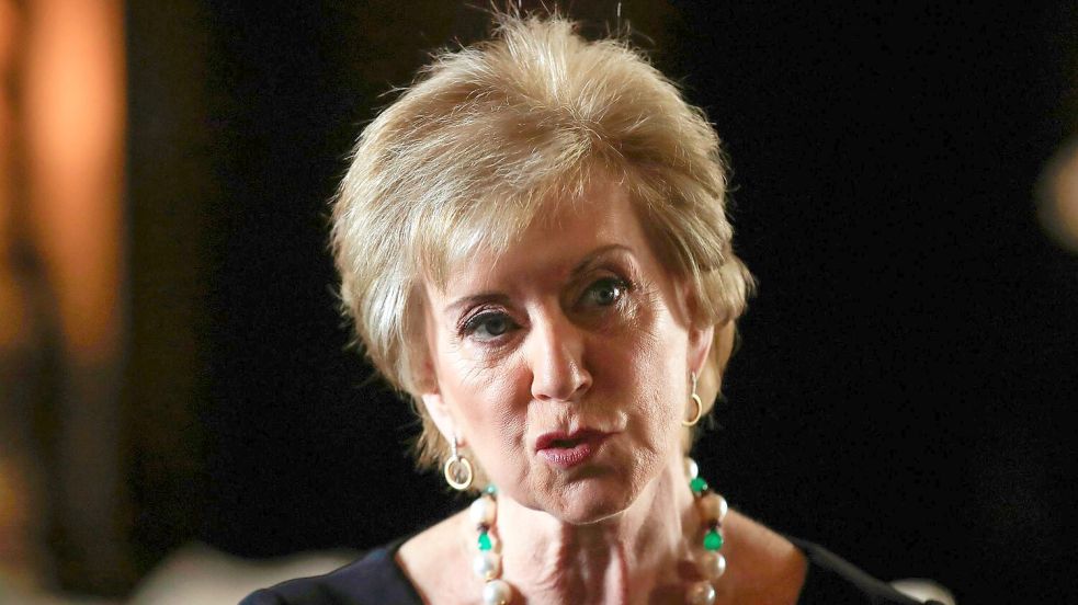 Linda McMahon führte in Trumps erster Regierung die Behörde für kleine Unternehmen. (Archivbild) Foto: Manuel Balce Ceneta/AP/dpa