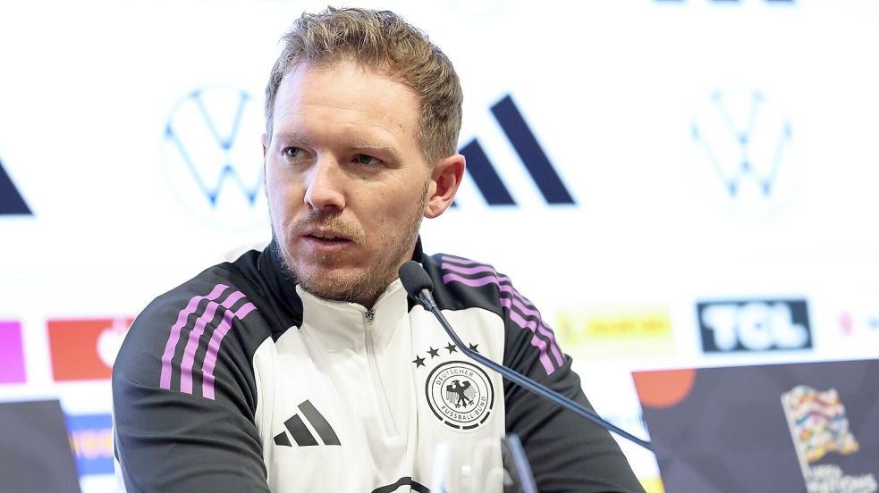 Julian Nagelsmann kann sich offenbar vorstellen, über 2026 hinaus Bundestrainer zu sein. Foto: Christian Charisius/dpa