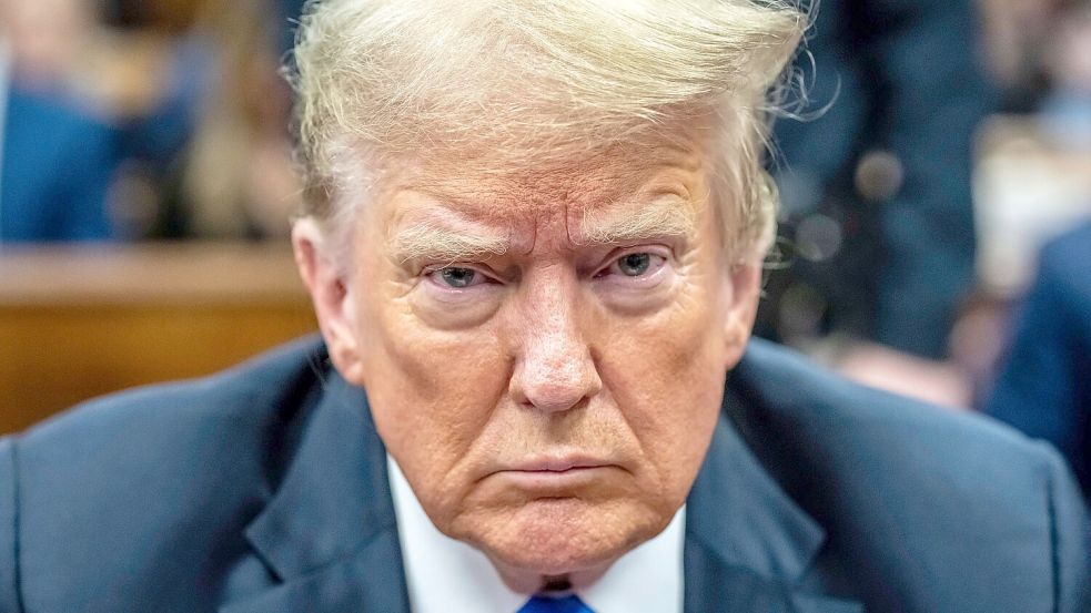 Auf unbestimmte Zeit wird die Verkündung des Strafmaßes gegen Donald Trump verschoben. (Archivbild) Foto: Mark Peterson/Pool New York Magazine/AP/dpa