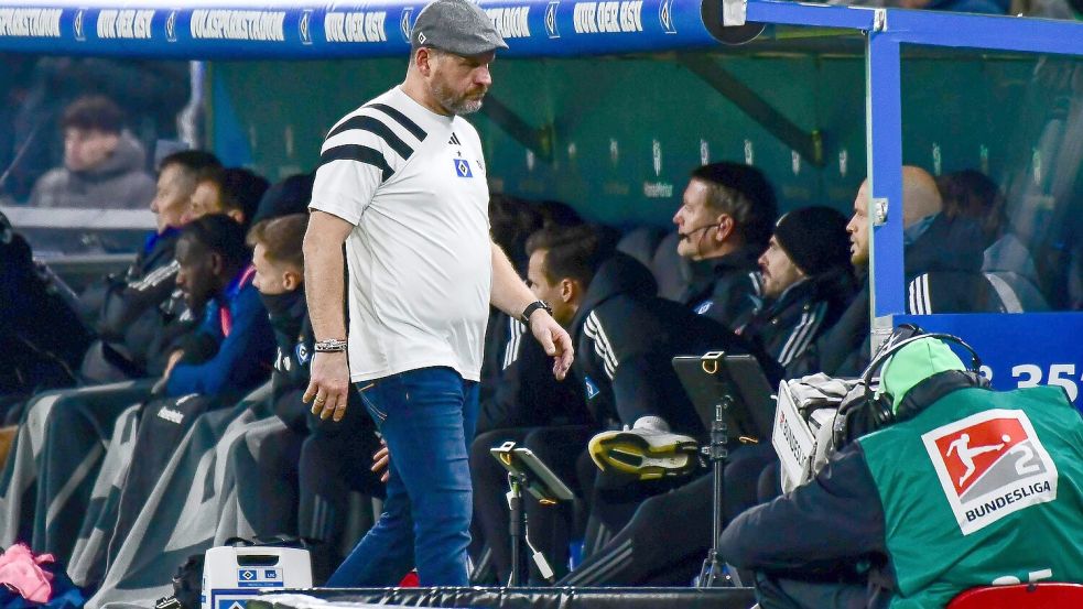 Steffen Baumgart ist nicht mehr HSV-Trainer. Foto: imago/Oliver Ruhnke