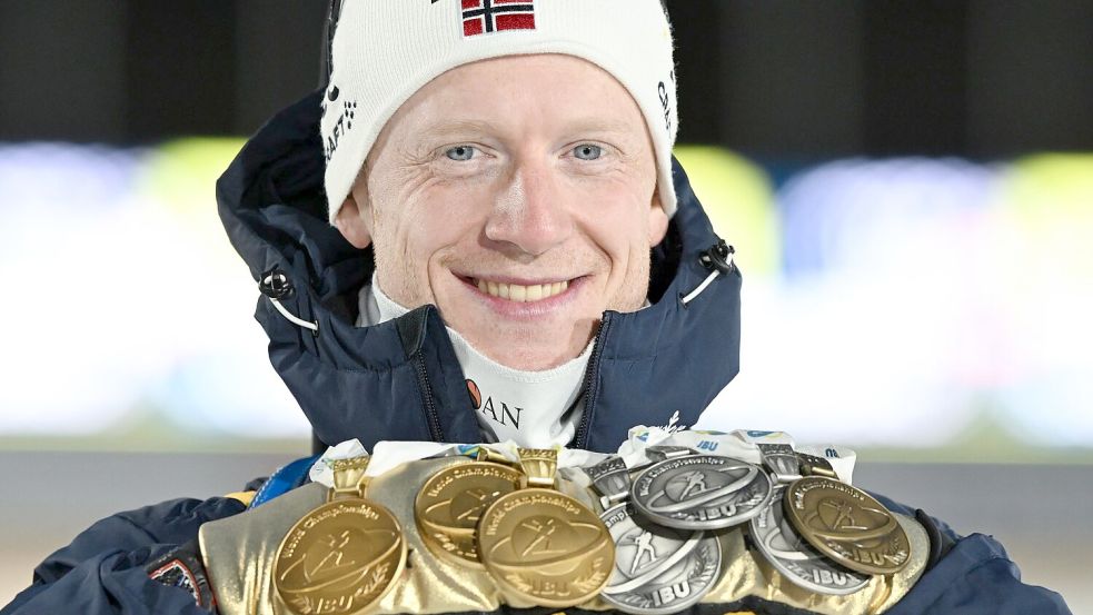 Johannes Thingnes Bö ist skeptisch, dass die Regeländerungen den gewünschten Erfolg bringen. Foto: Hendrik Schmidt/dpa