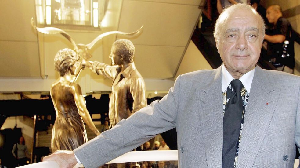 Seinem Sohn Dodi und dessen Partnerin Diana errichtete Mohamed Al-Fayed ein Denkmal. (Archivbild) Foto: epa Parsons/epa/dpa