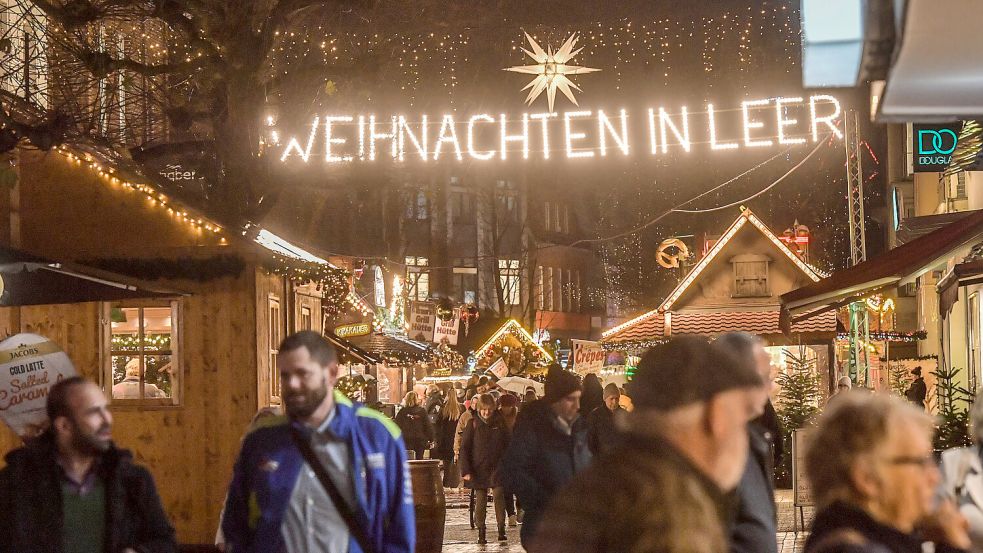 Ob in Leer oder anderswo: Dieses Wochenende ist wie dafür gemacht, einen Weihnachtsmarkt zu besuchen. Foto: Ortgies