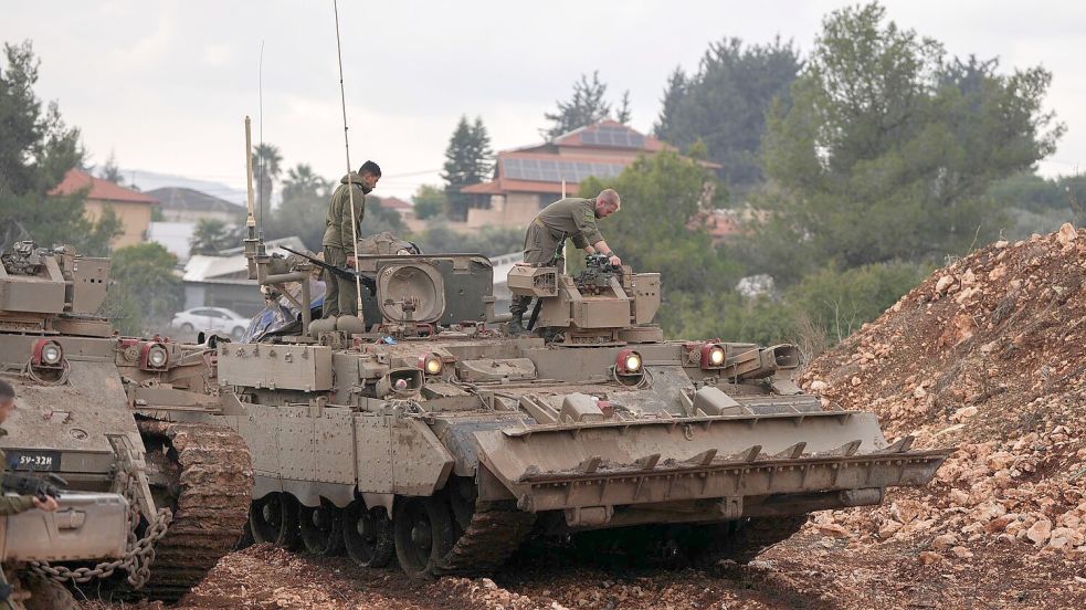 Israels Armee ist nach eigenen Angaben weiterhin im Süden des Nachbarlandes im Einsatz. Foto: Ohad Zwigenberg/AP