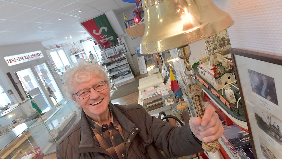 Mit 19 heuerte Helmut Kindermann 1958 als Maschinen-Assi bei der Hugo Stinnes Reederei an. Für seine Frau gab er die Seefahrt auf. Foto: Ortgies