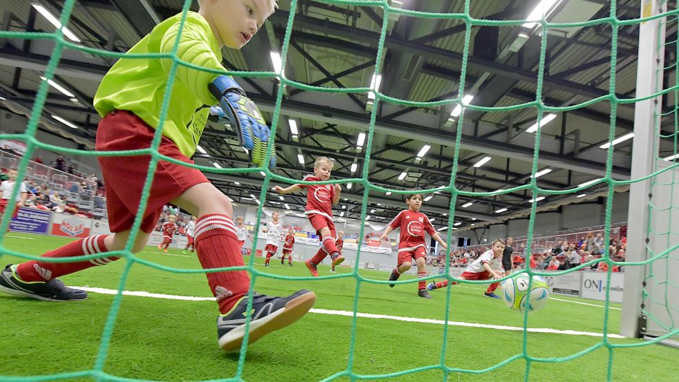 Auch die Kinderteams genießen jedes Jahr den Auftritt in der großen Arena. Archivfoto: Ortgies