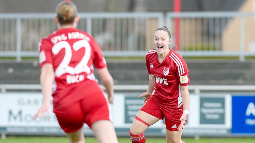 Torjägerin Lucy Minne wurde in dem Beitrag ein wenig begleitet. Foto: Archiv