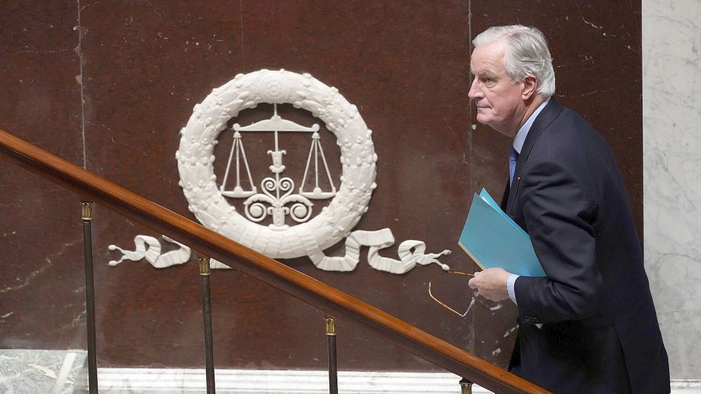 Barnier muss nach nur wenigen Monaten im Amt seinen Rücktritt einreichen. Foto: Michel Euler/AP/dpa