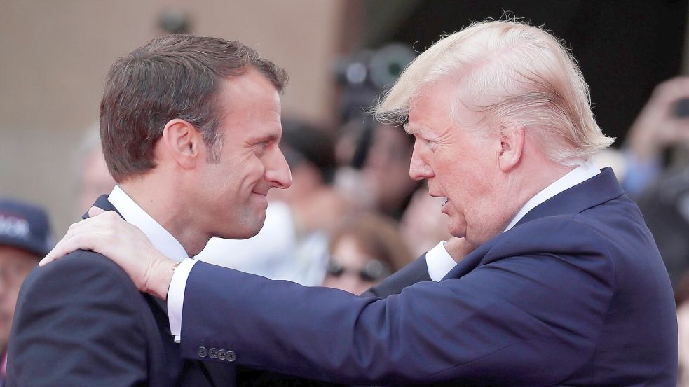 Trump und Macron planen am Rande der Notre-Dame-Eröffnung ein separates Treffen. (Archivbild). Foto: Ian Langsdon/POOL/dpa