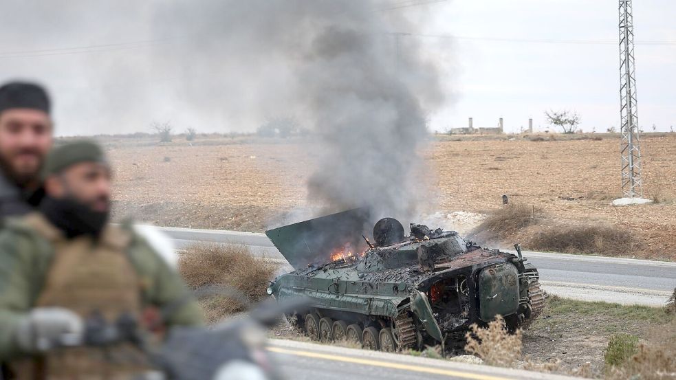 Die Rebellen starteten ihre Blitzoffensive erst Ende November. Foto: Ghaith Alsayed/AP/dpa