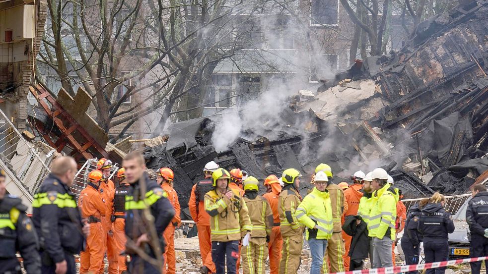 Todesopfer sind geborgen worden. Foto: Phil Nijhuis/AP/dpa