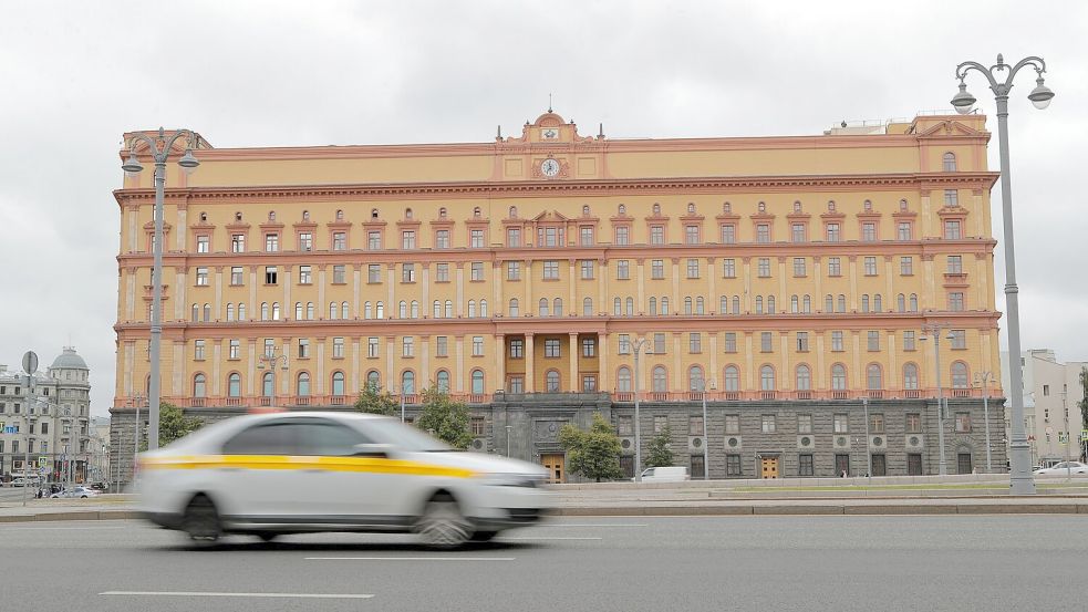 Die Geheimdienstzentrale Lubjanka ist immer noch gefürchtet bei vielen Russen (Archivbild) Foto: Alexander Zemlianichenko Jr/Xinhua/dpa