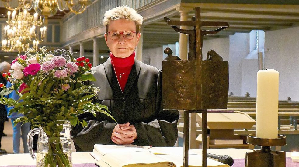 Herma Heyken engagiert sich schon seit Jahren in der Ludgeri-Kirchengemeinde in Norden. Als Prädikantin darf sie jetzt auch eigene Gottesdienste abhalten. Foto: privat