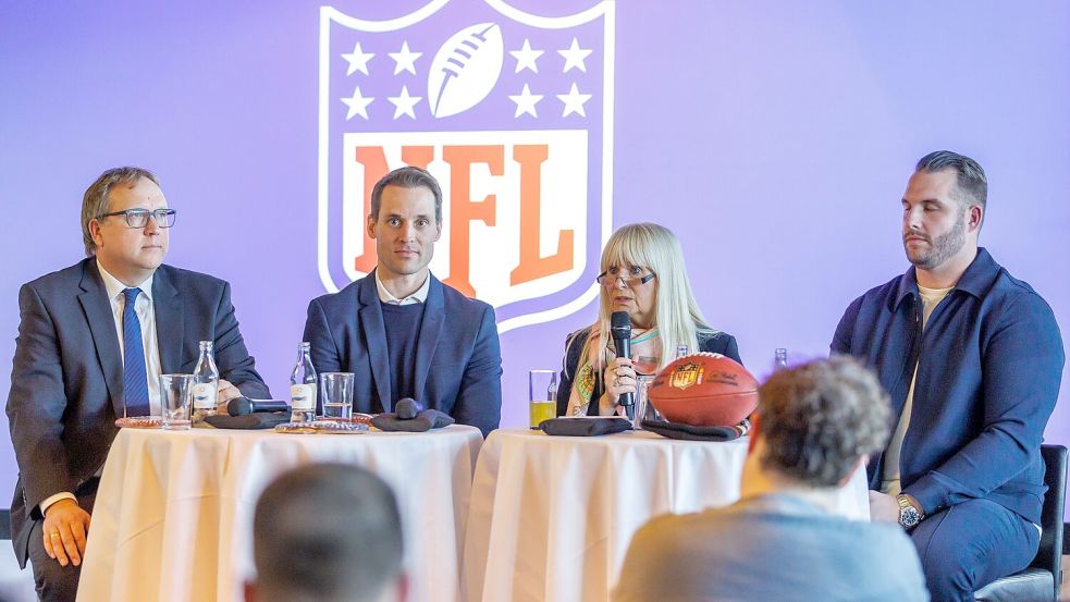 Die NFL bleibt mindestens bis 2029 in Deutschland. Foto: Andreas Gora/dpa