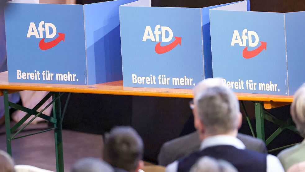 Die AfD Ostfriesland will am 15. Dezember 2024 sowohl ihre Delegierten für den Landesparteitag als auch ihre Bewerber für den Bundestagswahlkreis 24 küren. Symbolfoto: DPA/Archiv