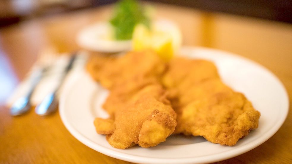 Wenn das Schnitzel auf dem Teller liegt, wissen Restaurantgäste in Deutschland nichts über die Haltungsform des Fleisches. Foto: Christian Bruna/epa/dpa