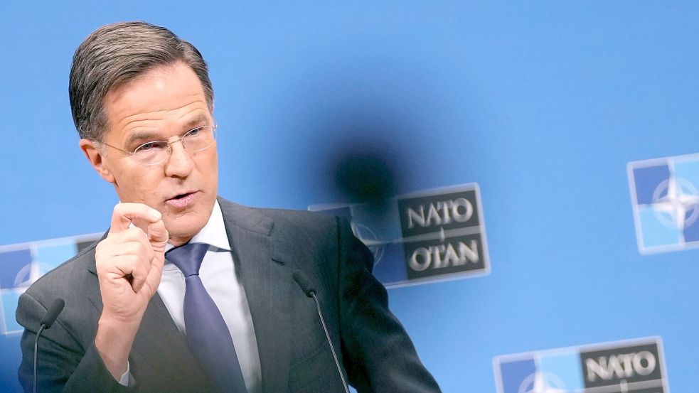 Nato-Generalsekretär Mark Rutte hält deutlich höhere Verteidigungsausgaben für notwendig. (Archivbild Foto: Virginia Mayo/AP