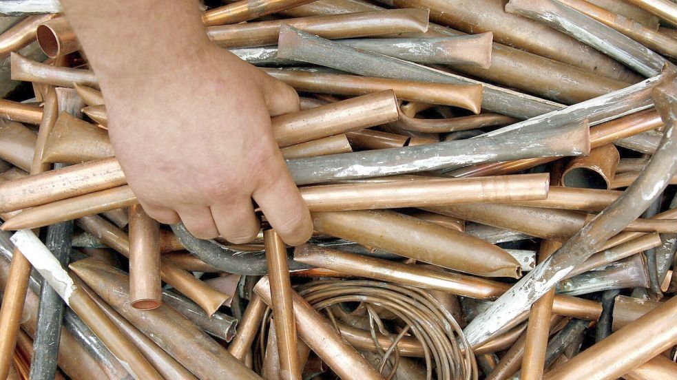 In den vergangenen Wochen hat es viele Kupfer-Diebstähle in der Region gegeben. Symbolfoto: DPA