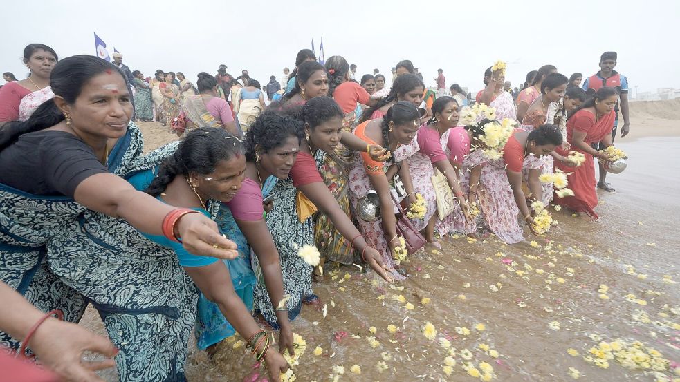 Die im Osten von Indien gelegenen Strände waren damals betroffen. Foto: Mahesh Kumar A./AP/dpa