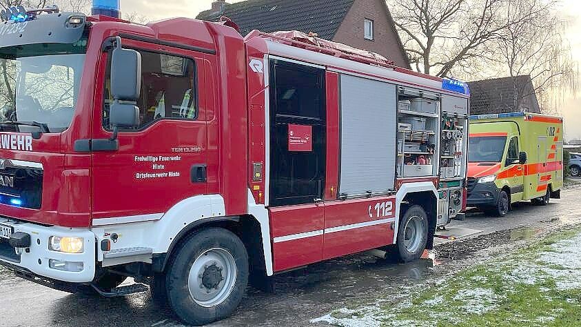 Die Freiwillige Feuerwehr Hinte ist am Samstag zu einer Notfalltüröffnung ausgerückt. Foto: Feuerwehr