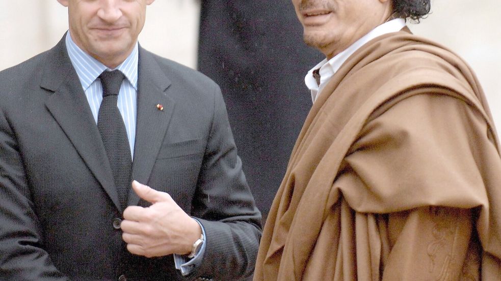 Sarkozy hat den Vorwurf einer Wahlkampfhilfe aus Lybien stets zurückgewiesen (Archivbild). Foto: picture alliance / dpa