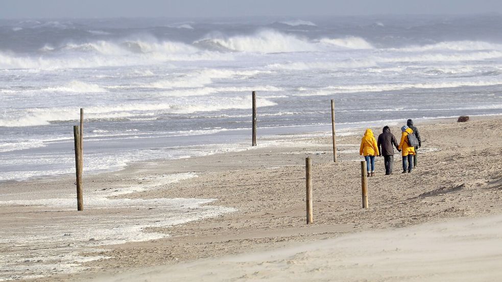 An der Nordsee wird es stürmisch. (Archivbild) Foto: Volker Bartels/dpa