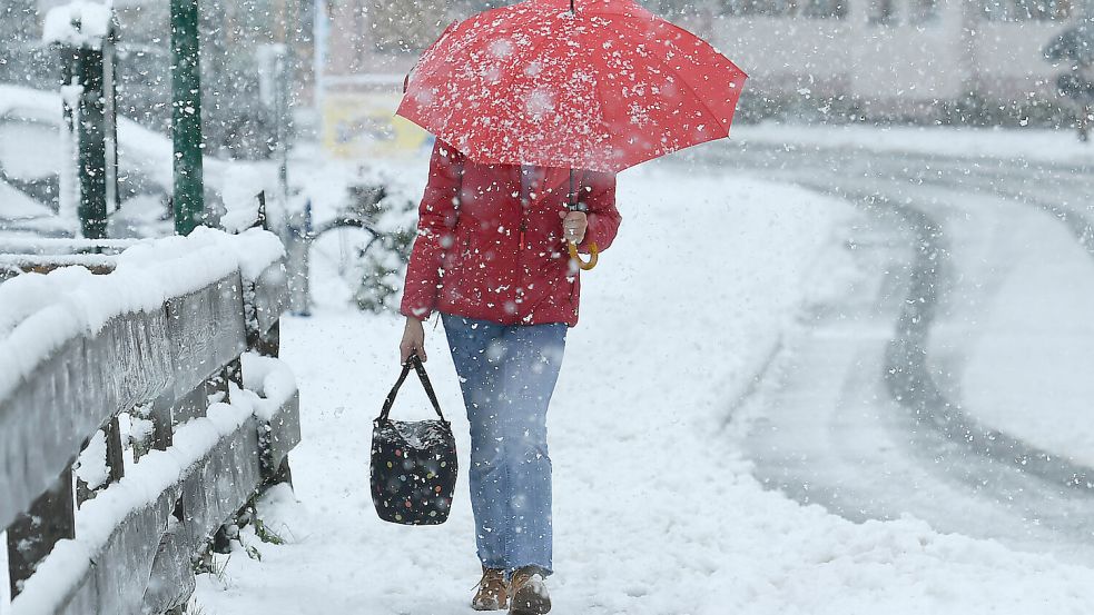 Voraussichtlich ist mehr mit Schneeregen als mit wirklichem Schnee zu rechnen. Foto: IMAGO/Revierfoto