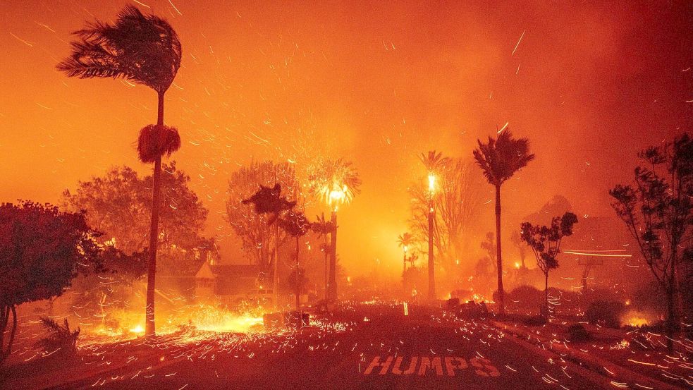 In der Feuerzone haben viele Hollywoodstars Villen. Foto: Ethan Swope/FR171736 AP/dpa