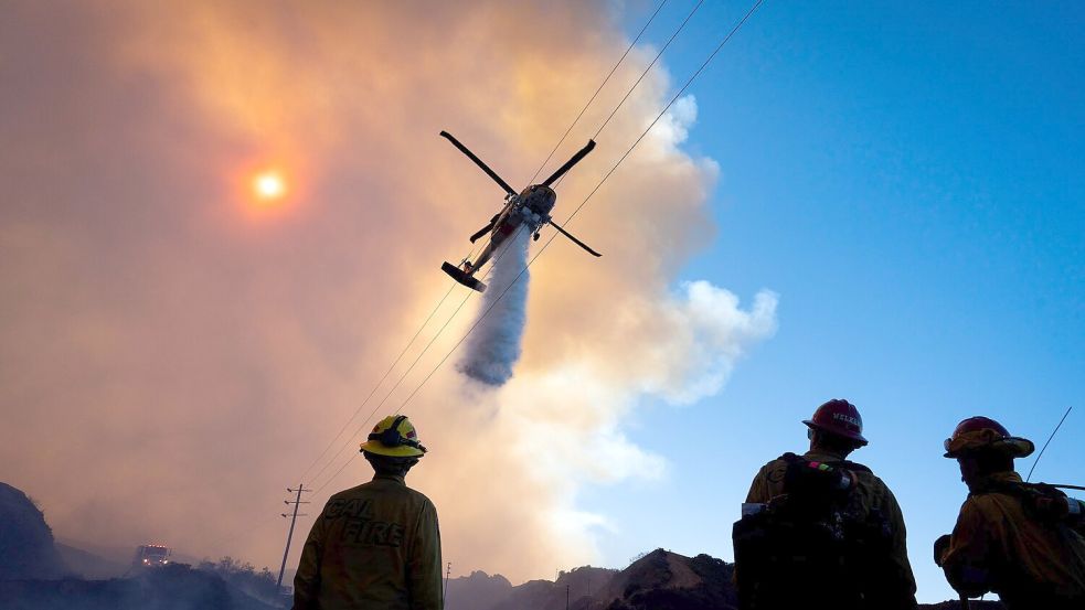 Noch ist kein Ende der heftigen Brände rund um Los Angeles in Sicht. (Foto aktuell) Foto: Daniel A. Anderson/ZUMA Press Wire/dpa