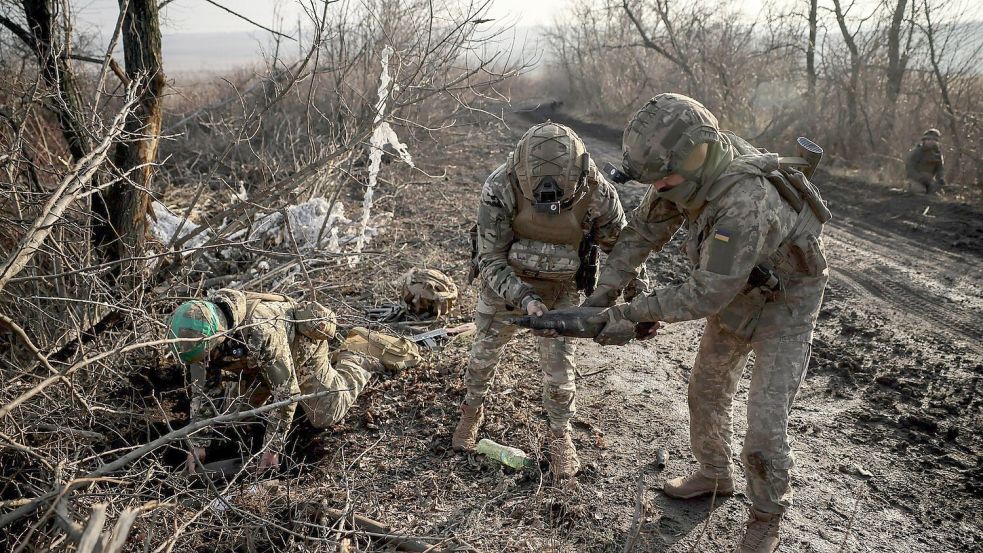 WEF-Umfrage: 2025 stehen bei Risiken Krieg und Konflikte an erster Stelle. Foto: Oleg Petrasiuk/Ukrainian 24th Mechanised brigade/AP/dpa