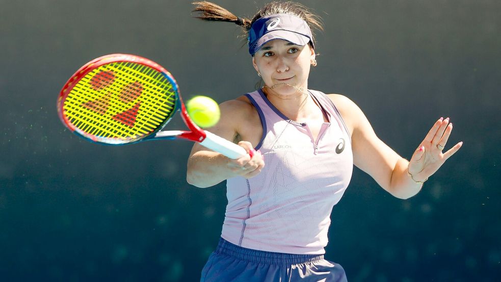 Eva Lys überzeugt auch in ihrem zweiten Match bei den Australian Open. Foto: Frank Molter/dpa