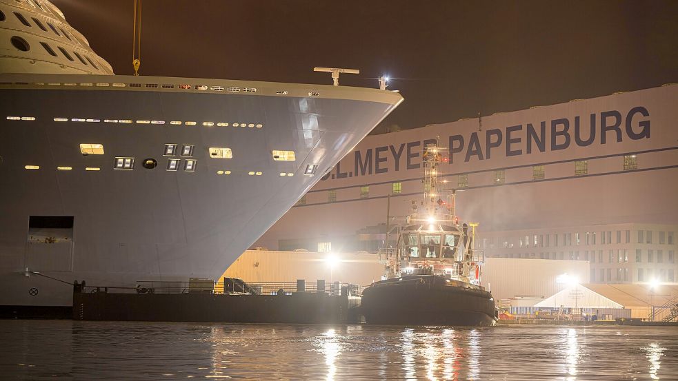 Erstmals in ihrer langen Geschichte wird künftig ein Aufsichtsrat auf der Meyer Werft installiert. Foto: Mohssen Assanimoghaddam/dpa