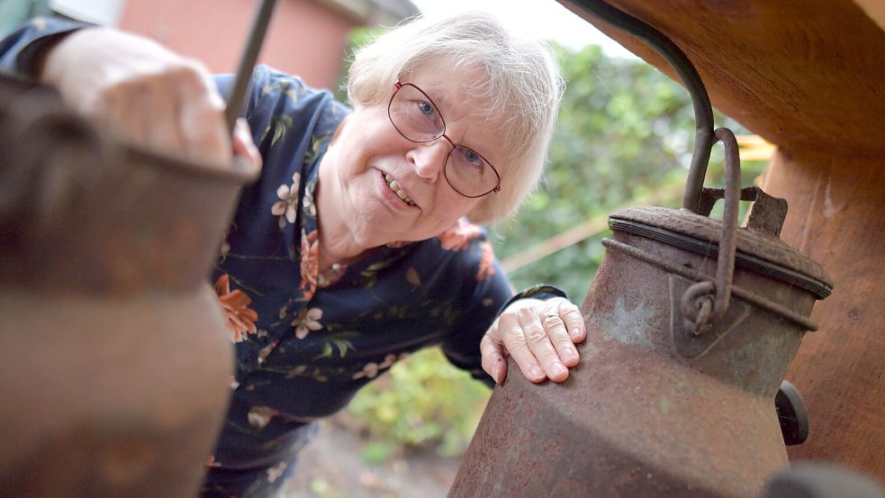 Monika Reuter wohnt in Neermoor und hat viele Hobbys. Die Landfrauen gehören seit fast zehn Jahren dazu. Foto: Ortgies