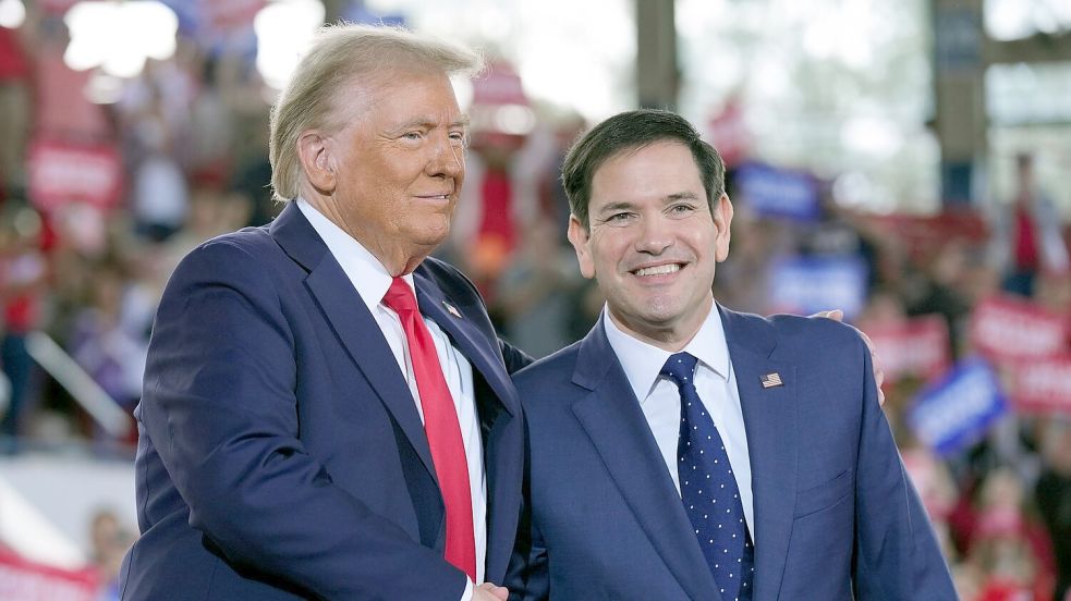 Marco Rubio ist Trumps Außenminister. (Archivbild) Foto: Evan Vucci/AP/dpa