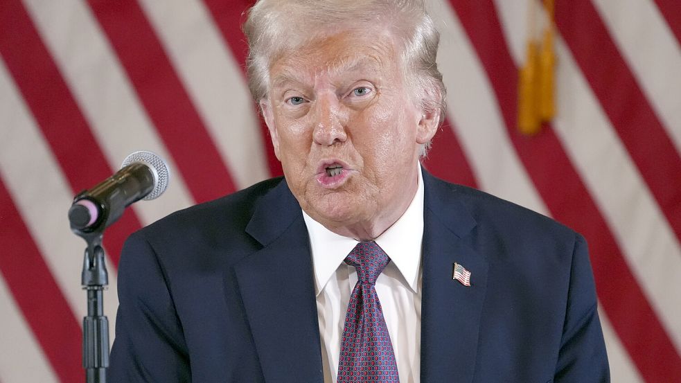 Donald Trump bei einer Pressekonferenz Anfang Januar. Foto: dpa/AP/Evan Vucci