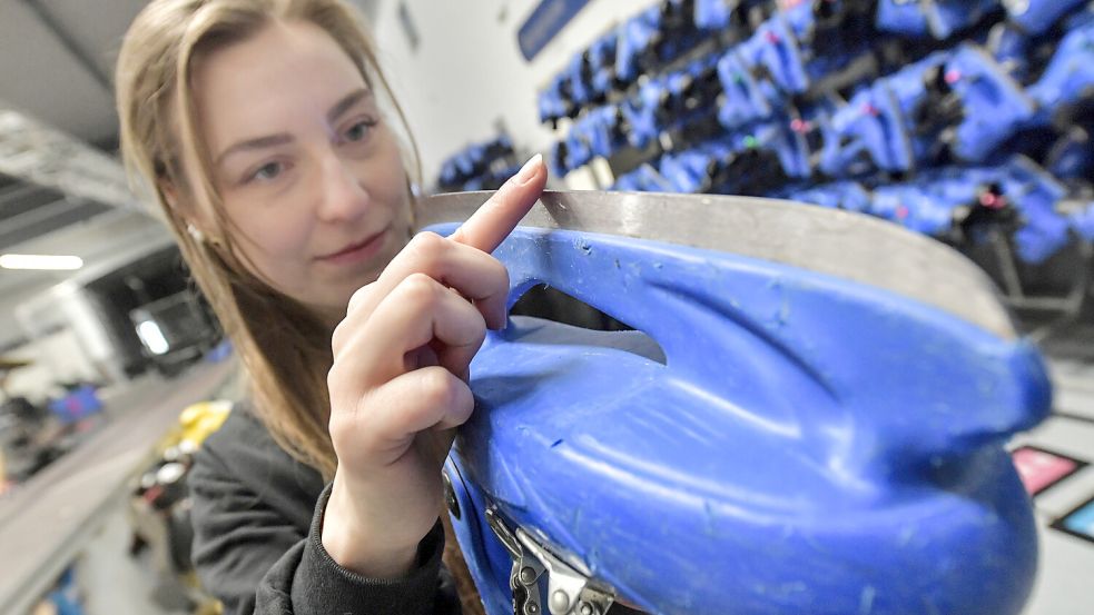 Mehr als 780 Paar Schlittschuhe stehen zum Ausleihen parat.