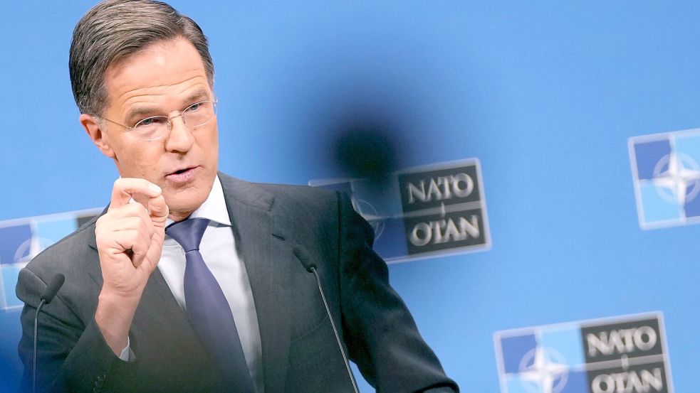 In Davos sprach Rutte am Rande des Weltwirtschaftsforums. (Archivbild) Foto: Virginia Mayo/AP/dpa