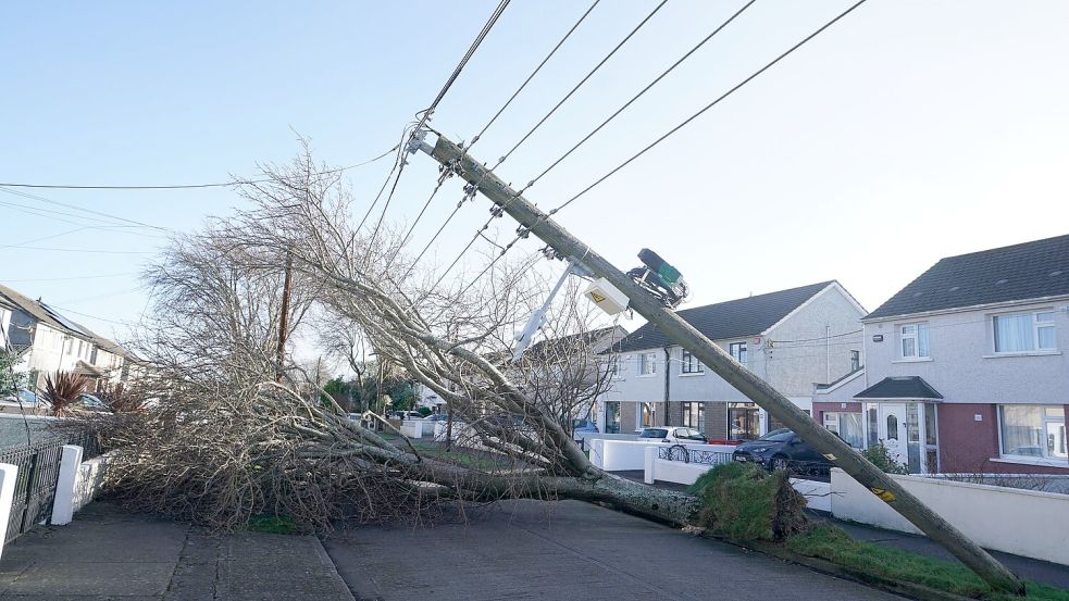 Die Insel Irland war besonders schlimm betroffen. Foto: Brian Lawless/PA Wire/dpa