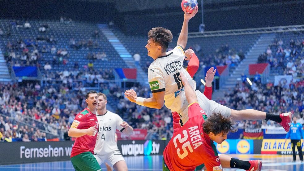 Die deutschen Handballer sind im WM-Viertelfinale gegen Portugal ausgeschieden. Foto: Soeren Stache/dpa