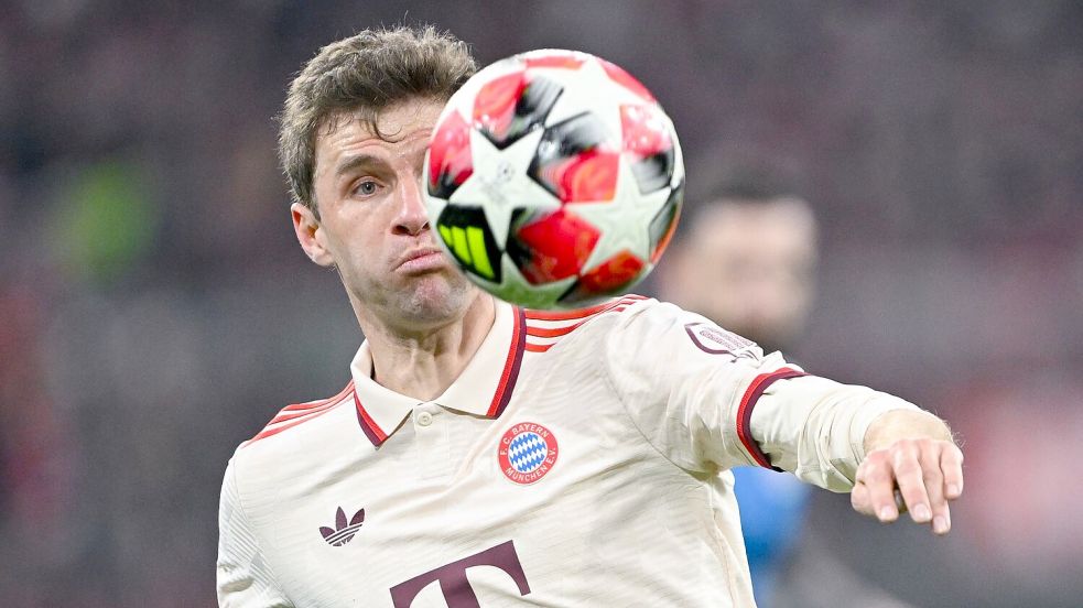 Thomas Müller erzielte früh das 1:0. Foto: Sven Hoppe/dpa