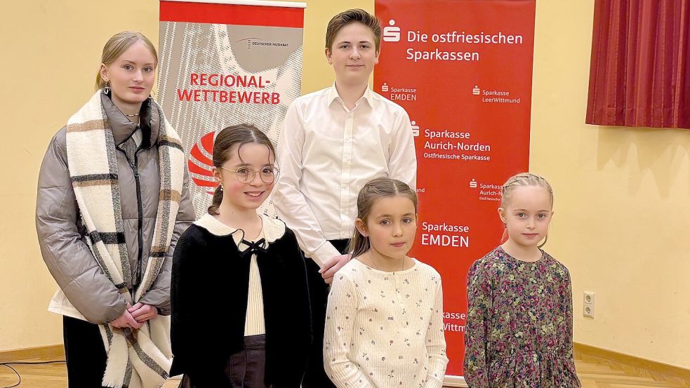 Ida Reehag (von links), Hanna Walczak, Bent Breemhaar, Ronja Marieke Schall und Marie Swart stellten ihr musikalischen Können unter Beweis. Foto: privat