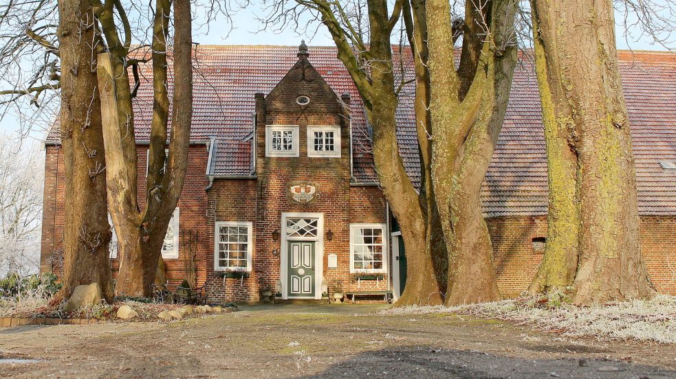 Der Gulfhof Alt Addenhausen ist mit seiner Kastanienallee eine eindrucksvolle Erscheinung. Foto: Oltmanns